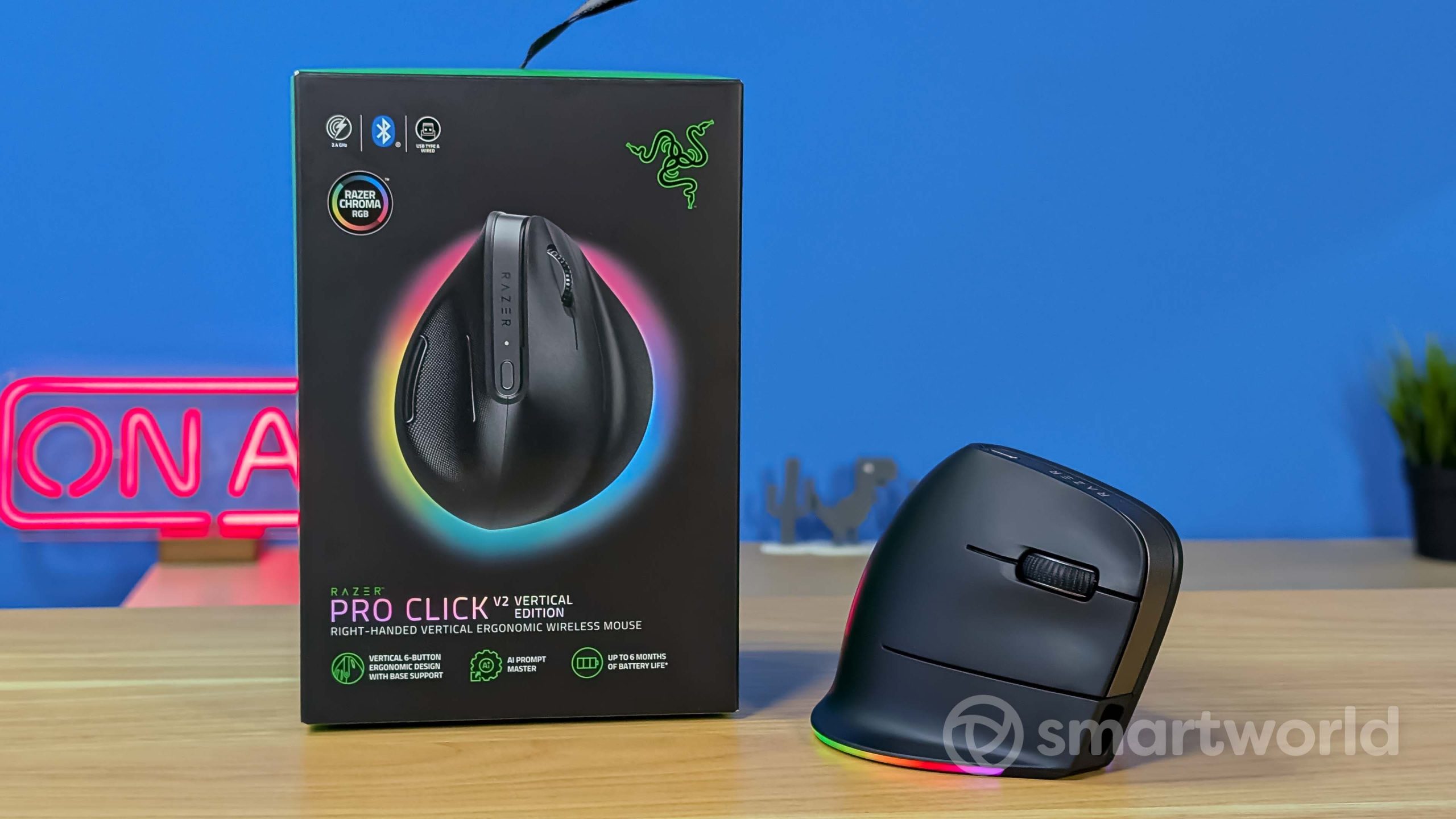 Il mouse verticale secondo Razer: la nostra prova del Pro Click V2 tra lavoro e gaming (leggero)